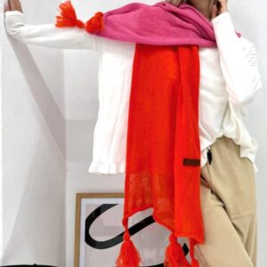 Mantón bicolor Pasión