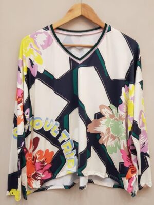 REMERA SUBLIMADA ESCOTE V M/LARGA "SOUL"